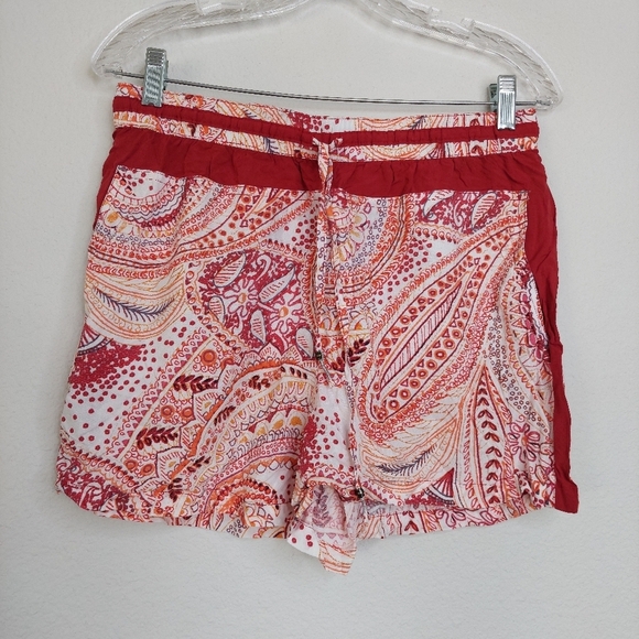 Anthropologie Hei Hei Paisley Print Rory Shorts Size Meduim - Picture 3 of 10